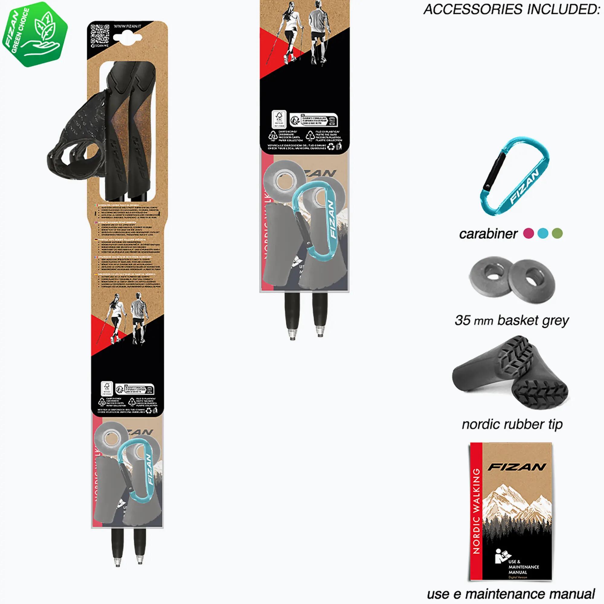 Kije nordic walking Fizan Lite 4 Tech 5/7