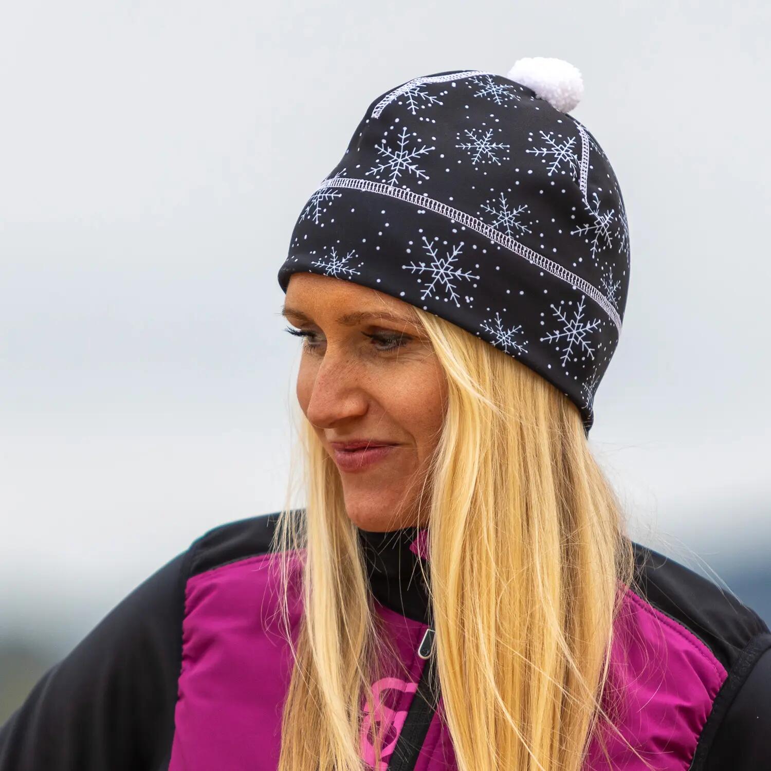 Dětská sportovní čepice Eleven Sven Snow Black 2/3