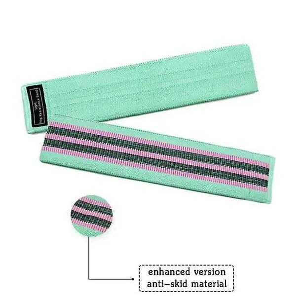 lot De 3 Bande Elastique Musculation En Tissu, Bande Elastique Fitness 3 Niveaux 4/5