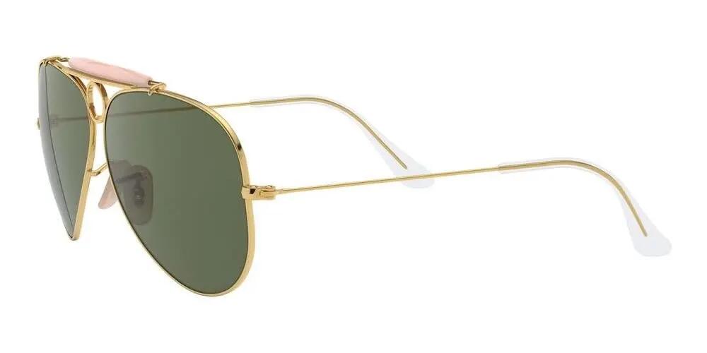 Óculos de sol Ray-Ban RB3138 Shooter Homem Verde 3/3