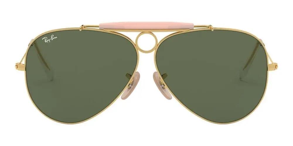 Óculos de sol Ray-Ban RB3138 Shooter Homem Verde 2/3