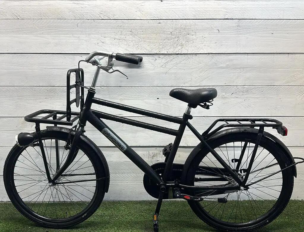Popal transport stadsfiets bike, zwart 2/2