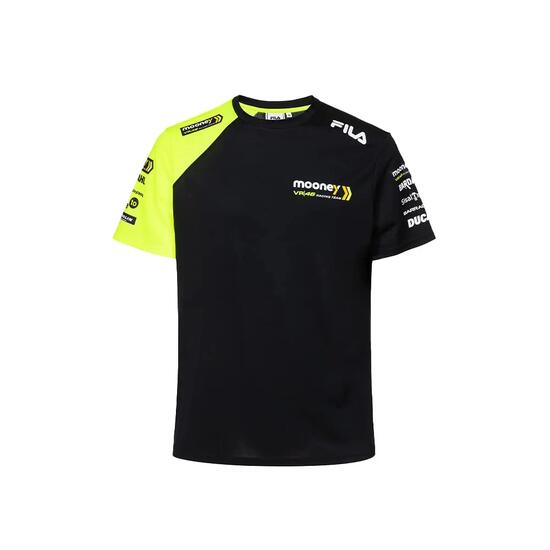 T-shirt VR46 Replica Mooney Racing Team Homme Noir M