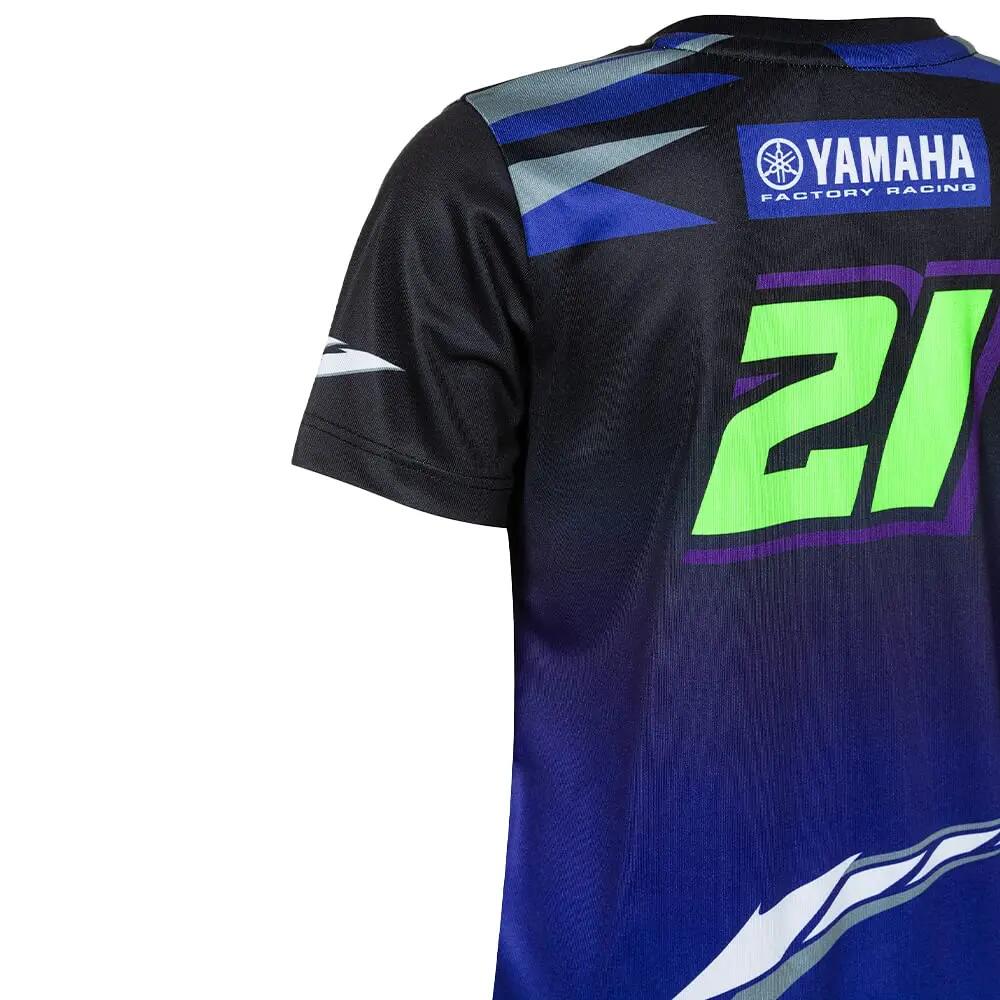 Camiseta VR46 Morbidelli Yamaha Niño Negro 7-8 años 2/3