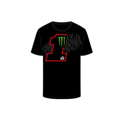 T-shirt VR46 63 BAGNAIA Homme Noir L
