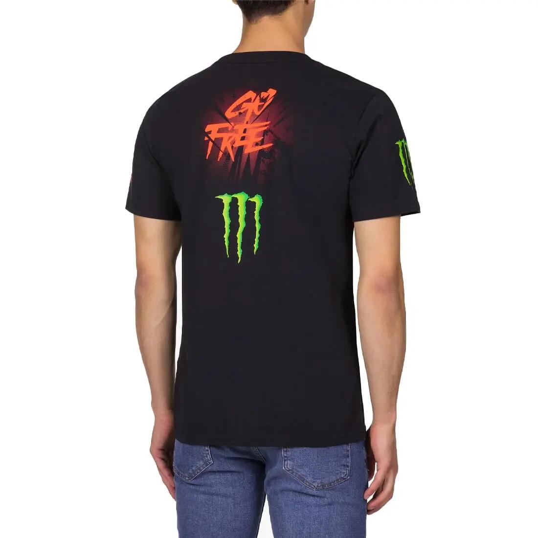 T-shirt VR46 63 BAGNAIA Heren Zwart L 4/4