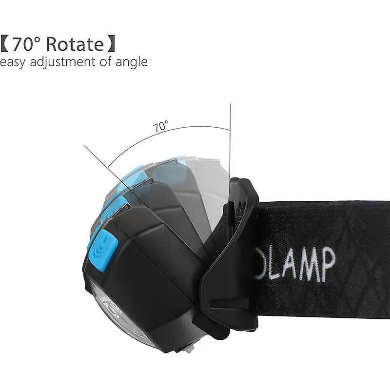 Lampe frontale LED, lampe de travail LED 5000 lumens, lampe frontale à détecteur 4/5