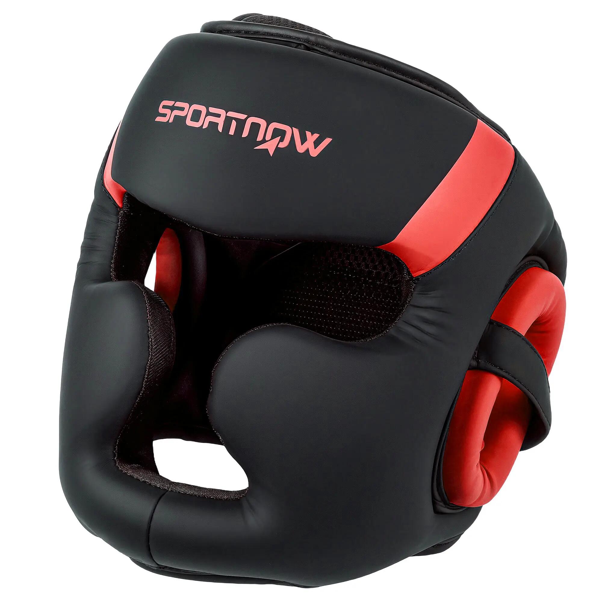 Casque de boxe MMA avec sangle ajustable pour grappling, sparring, arts martiaux 2/9
