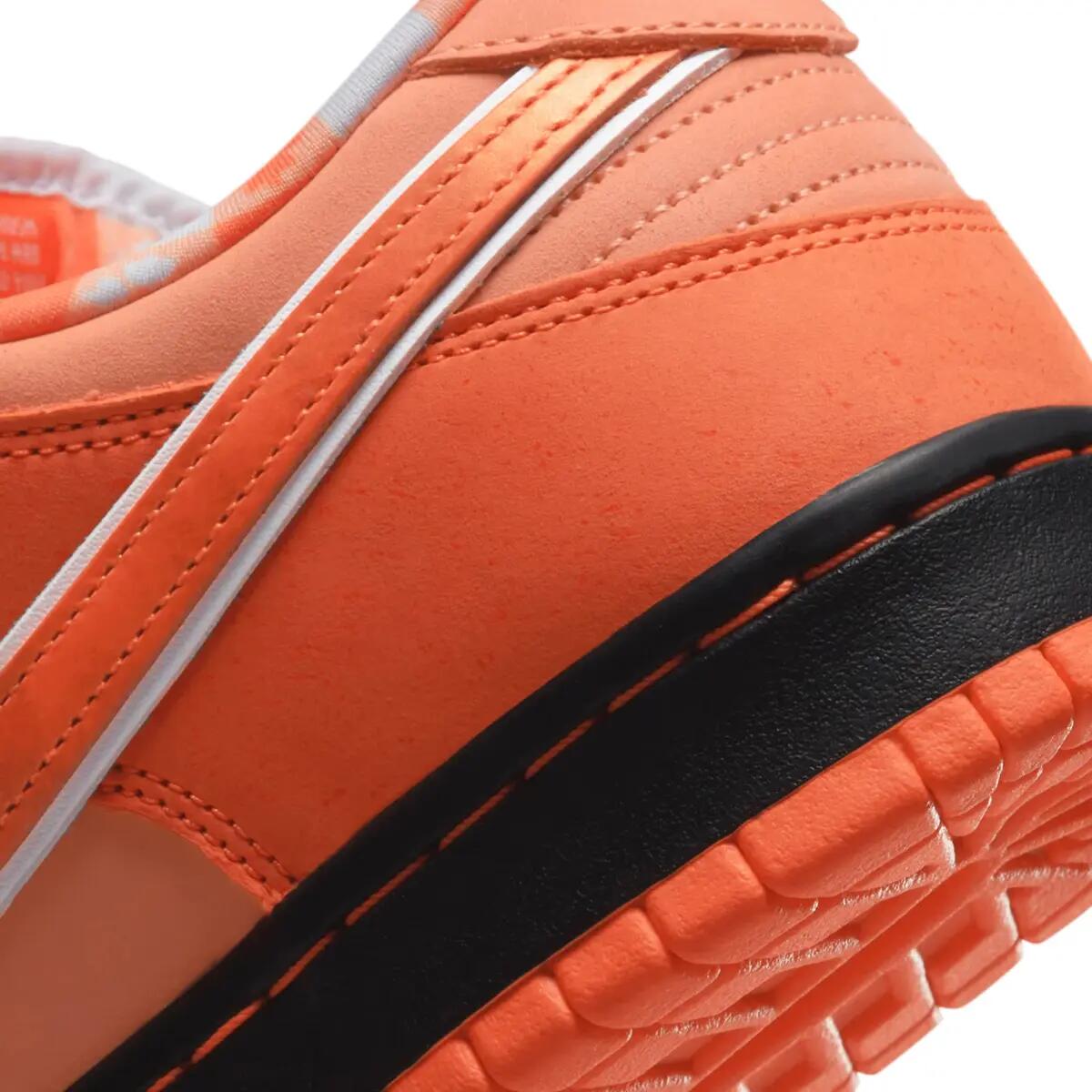Chaussures  SB Dunk Low Concepts Orange Lobster 6/6