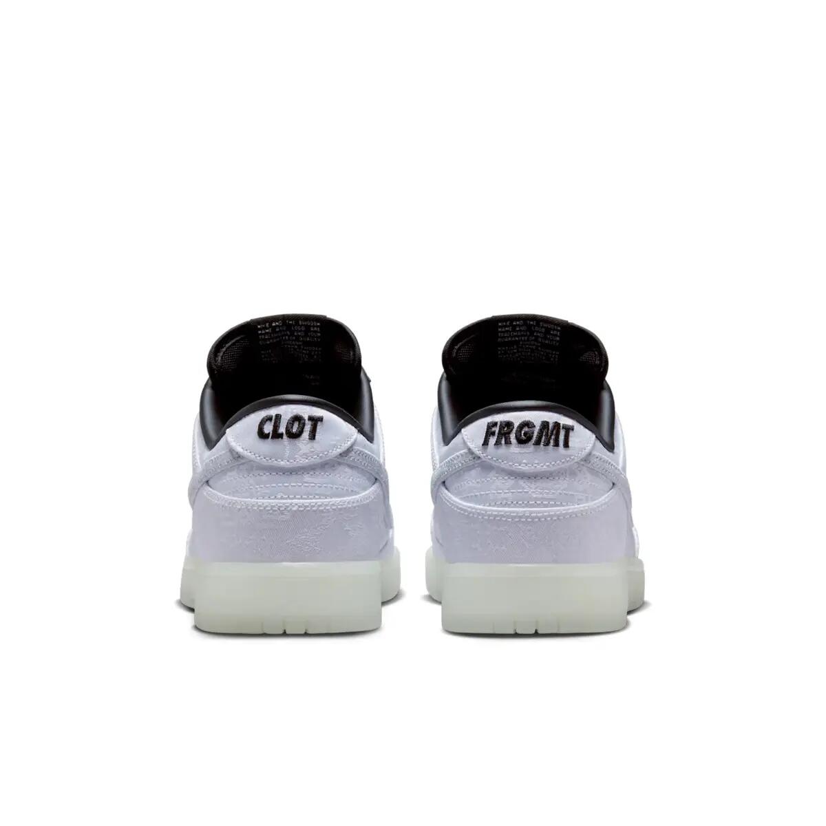 Dunk Low CLOT Fragment White 5/6