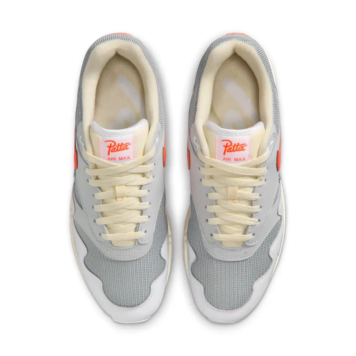 Scarpe  Air Max 1 Patta Waves White Hyper Crimson 5/6