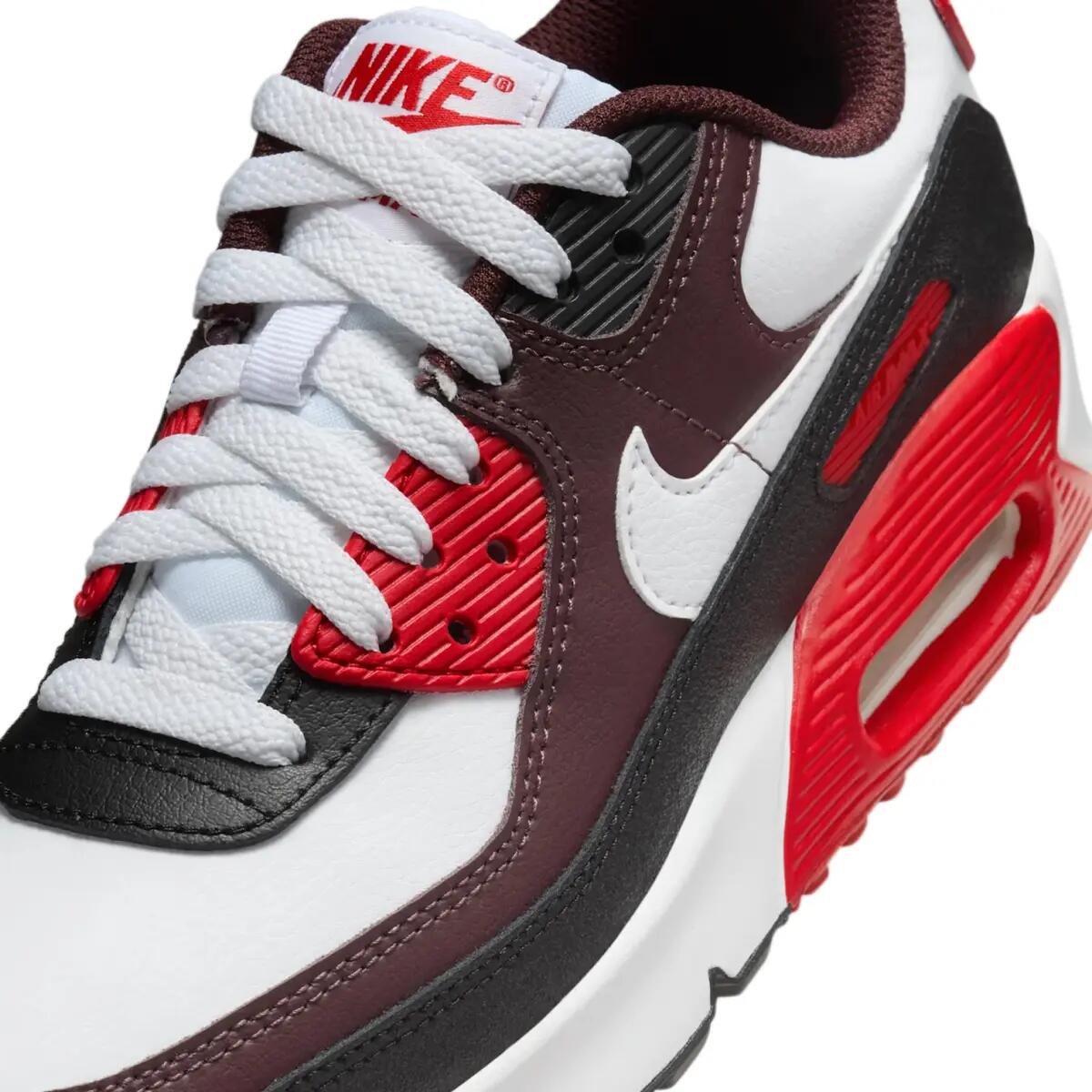 Nike Air Max 90 Burgundy Crush Black University Red White (GS) 6/6
