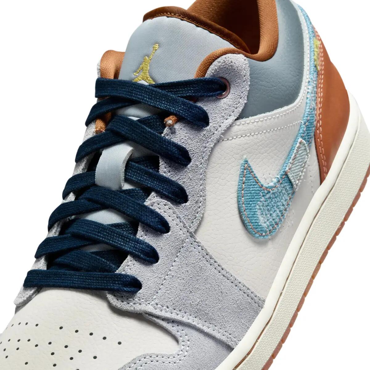 Zapatillas  1 Low SE Phantom Repaired Denim Swoosh 6/6
