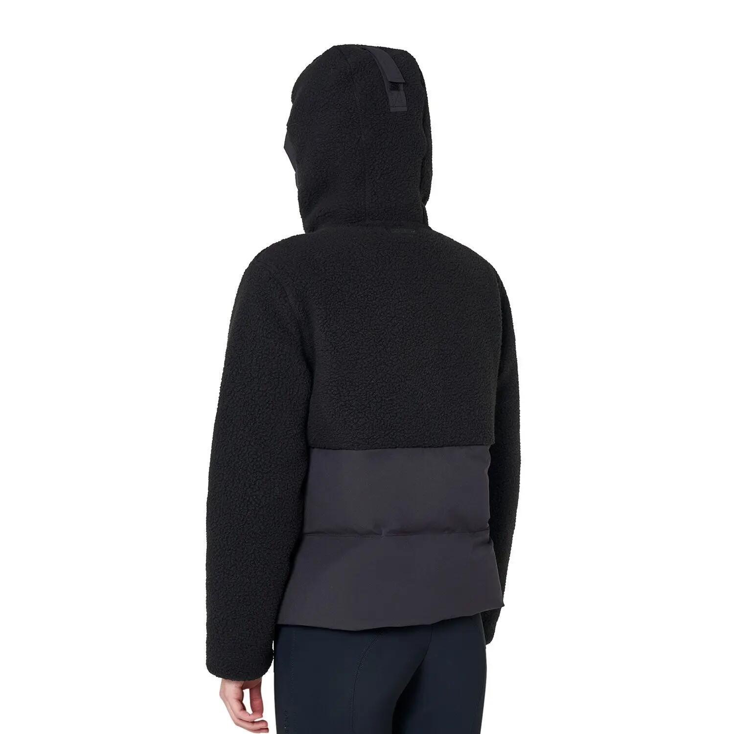 Equestro Dames Donsjas Met Teddy Details Zwart - 6/6