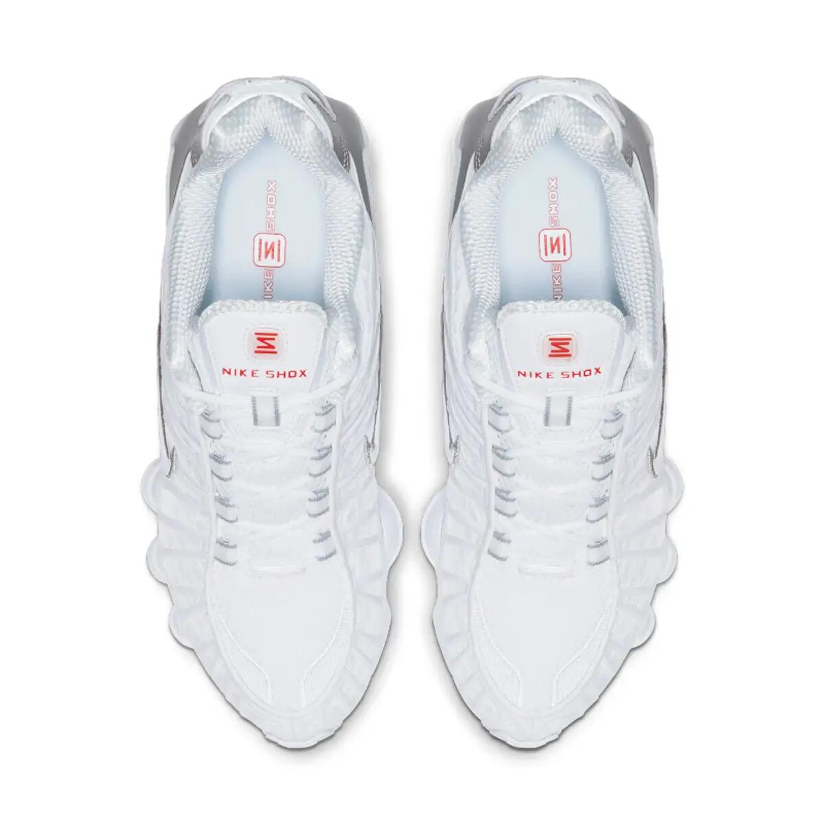 Chaussures  Shox TL White Metallic Silver Orange 5/6