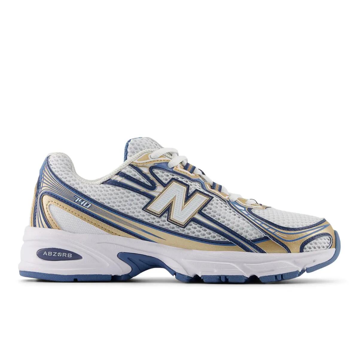 Zapatillas 740 Blue Gold Metallic 5/5