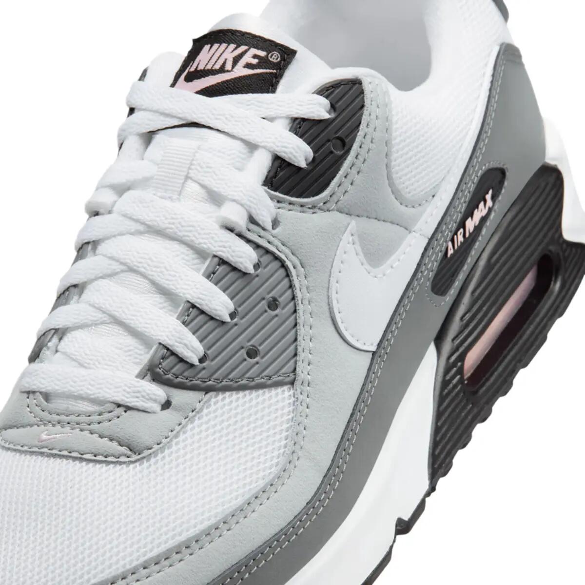 Nike Air Max 90 "Pink Foam Wolf Grey" Grijs / Wit / Roze-43 6/6