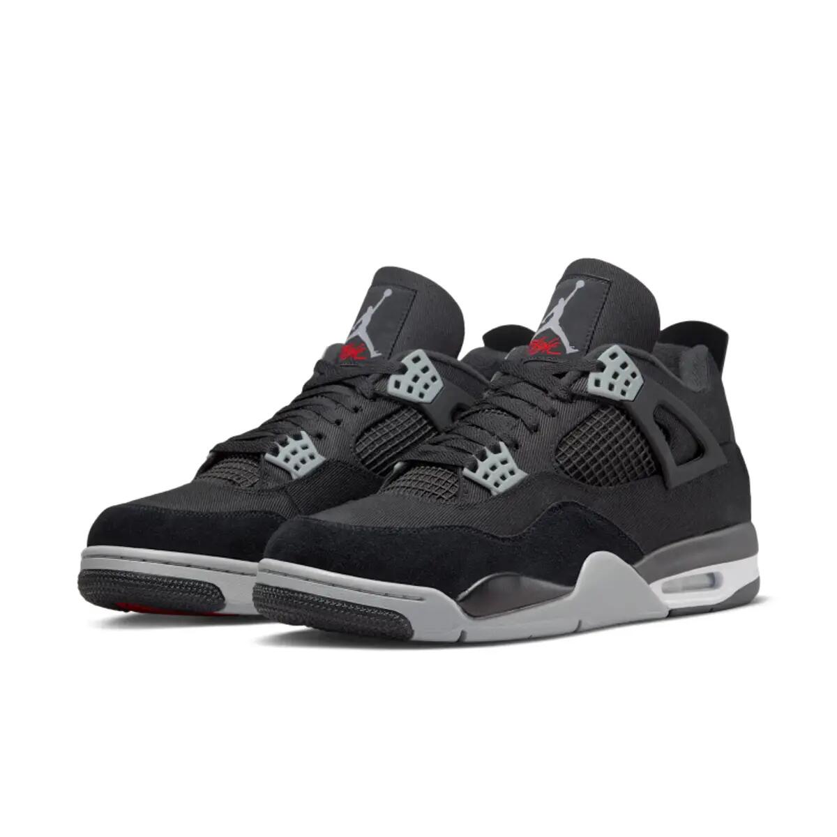Chaussures  4 Retro SE Black Canvas 5/6