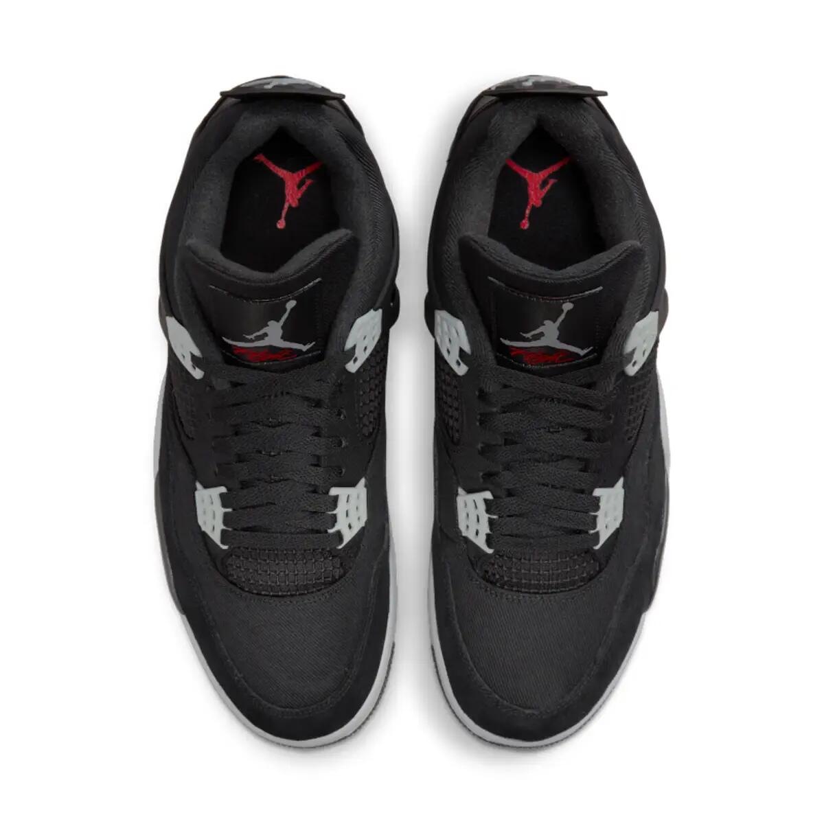Chaussures  4 Retro SE Black Canvas 4/6