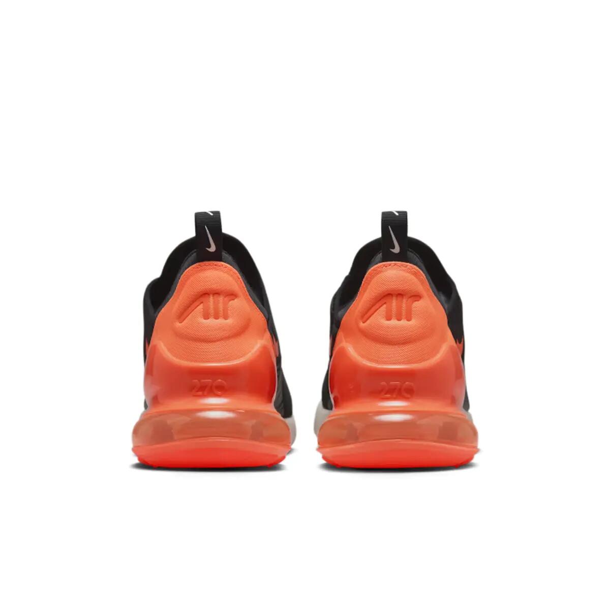 Nike Air Max 270 Black Phantom Total Orange 6/6