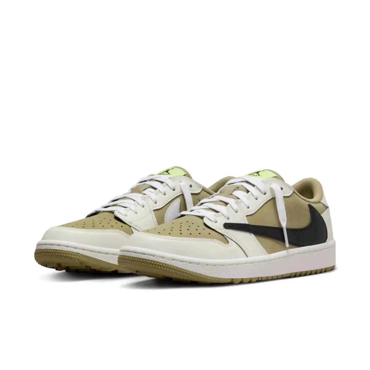 Zapatillas  1 Retro Low Golf Travis Scott Neutral Olive 4/6