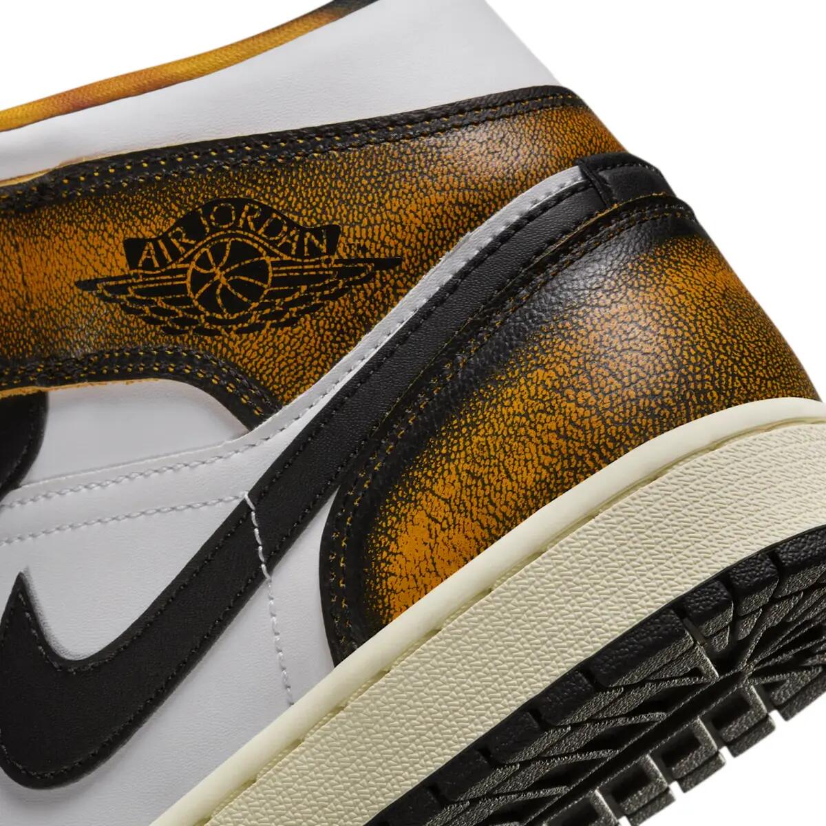Schuhe  1 Mid SE Orange Wear-Away 6/6