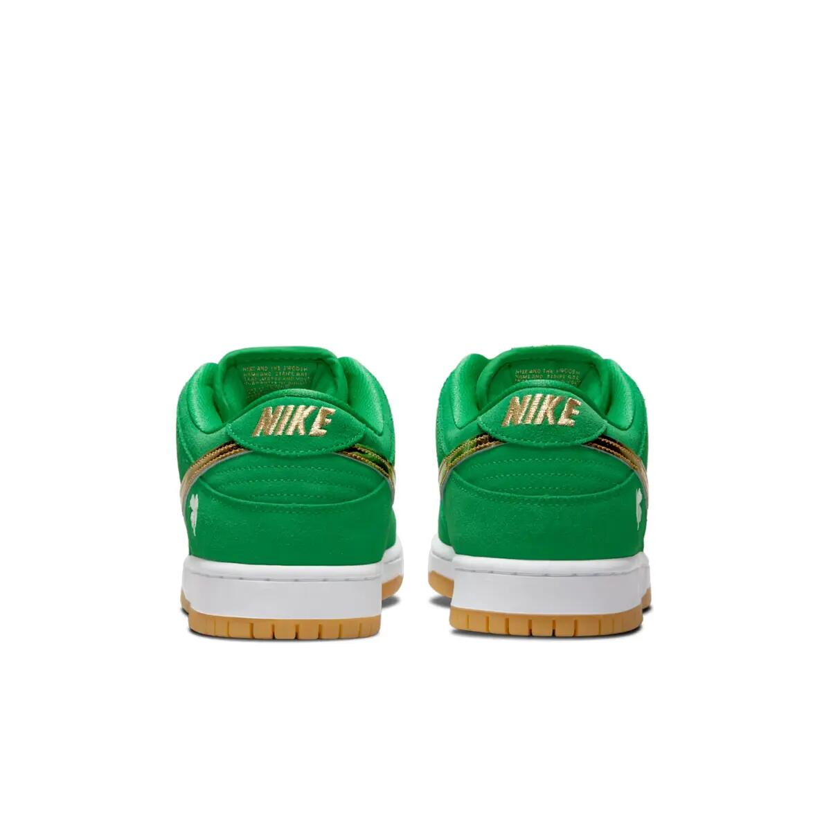 Chaussures - skate - sb dunk low pro - vert/or métallisé 6/6