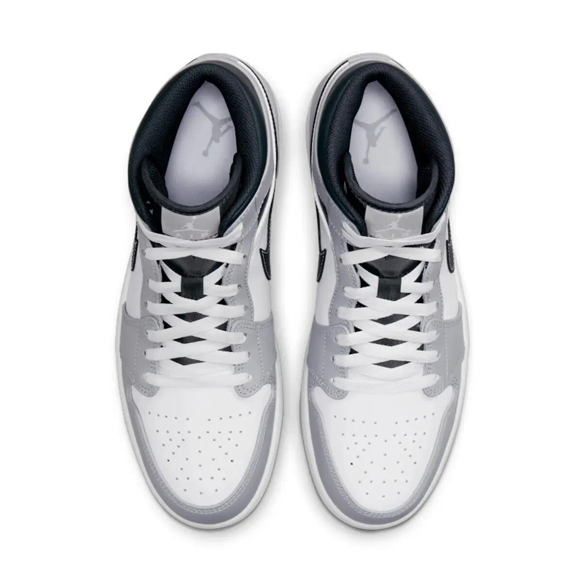 Scarpe  1 Mid Light Smoke Grey Anthracite 5/7