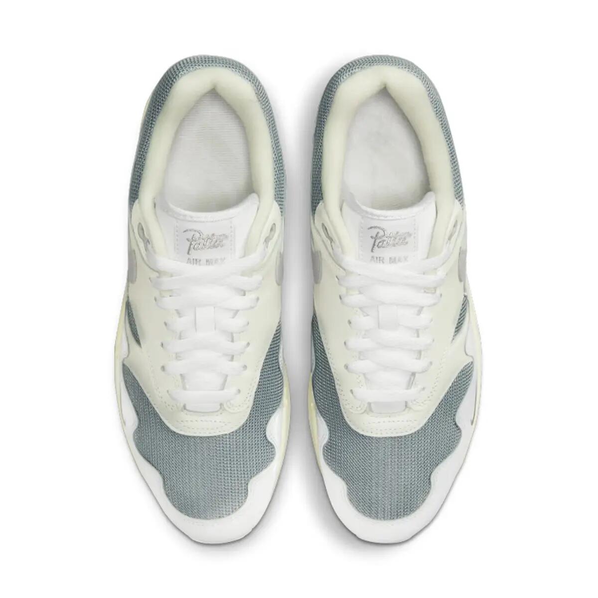 Chaussures  Air Max 1 Patta White Grey 5/6