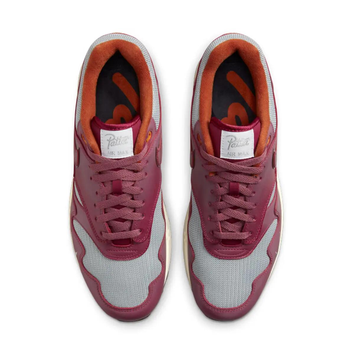 Air Max 1 Patta Waves Rush Maroon 5/6