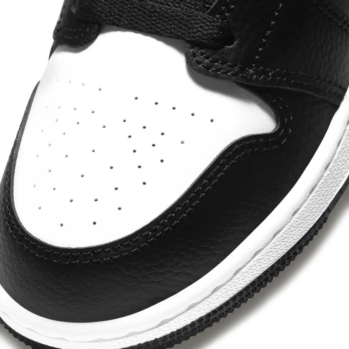 Jordan 1 Mid White Black Chile Red (GS) 6/6
