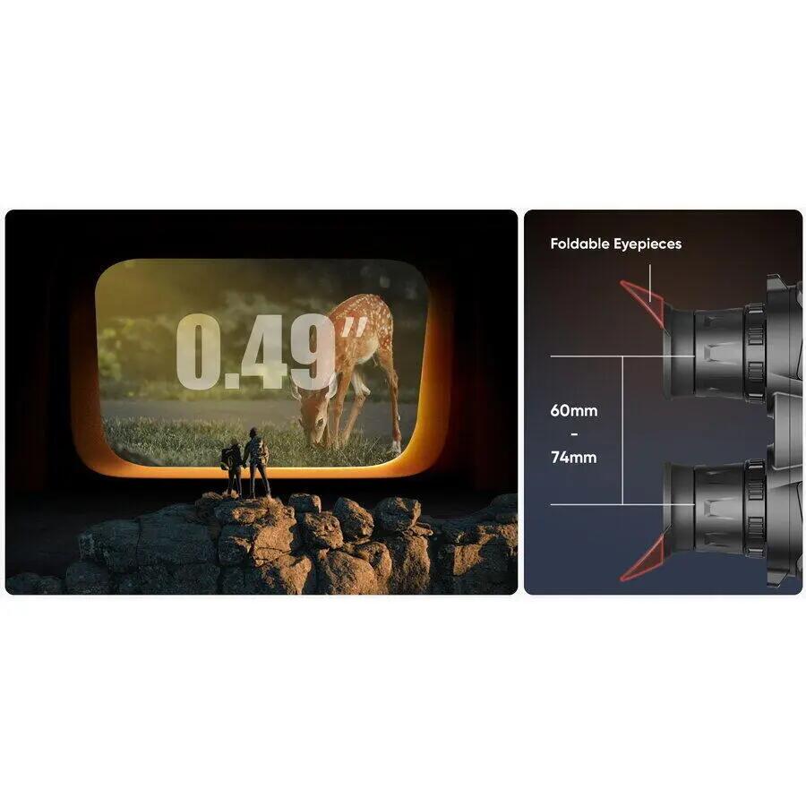 Binocolo Hikmicro Habrok Pro HX60LN 8/9