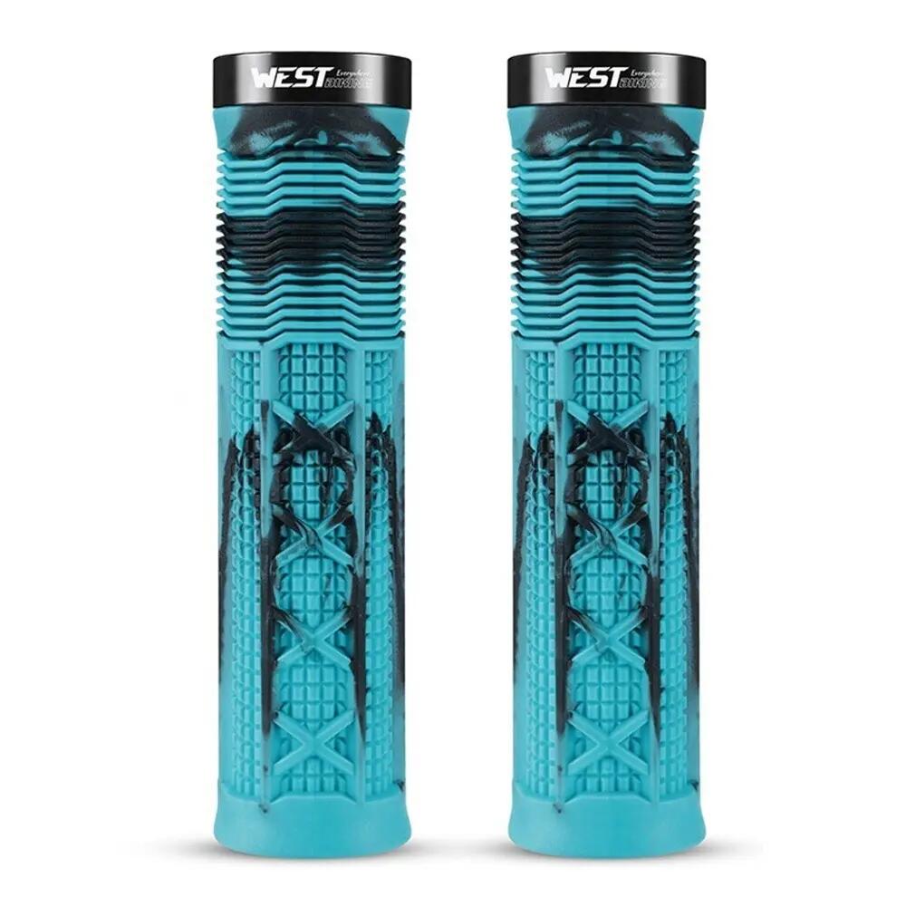 TPR bicycle grips with locking ring WEST BIKING