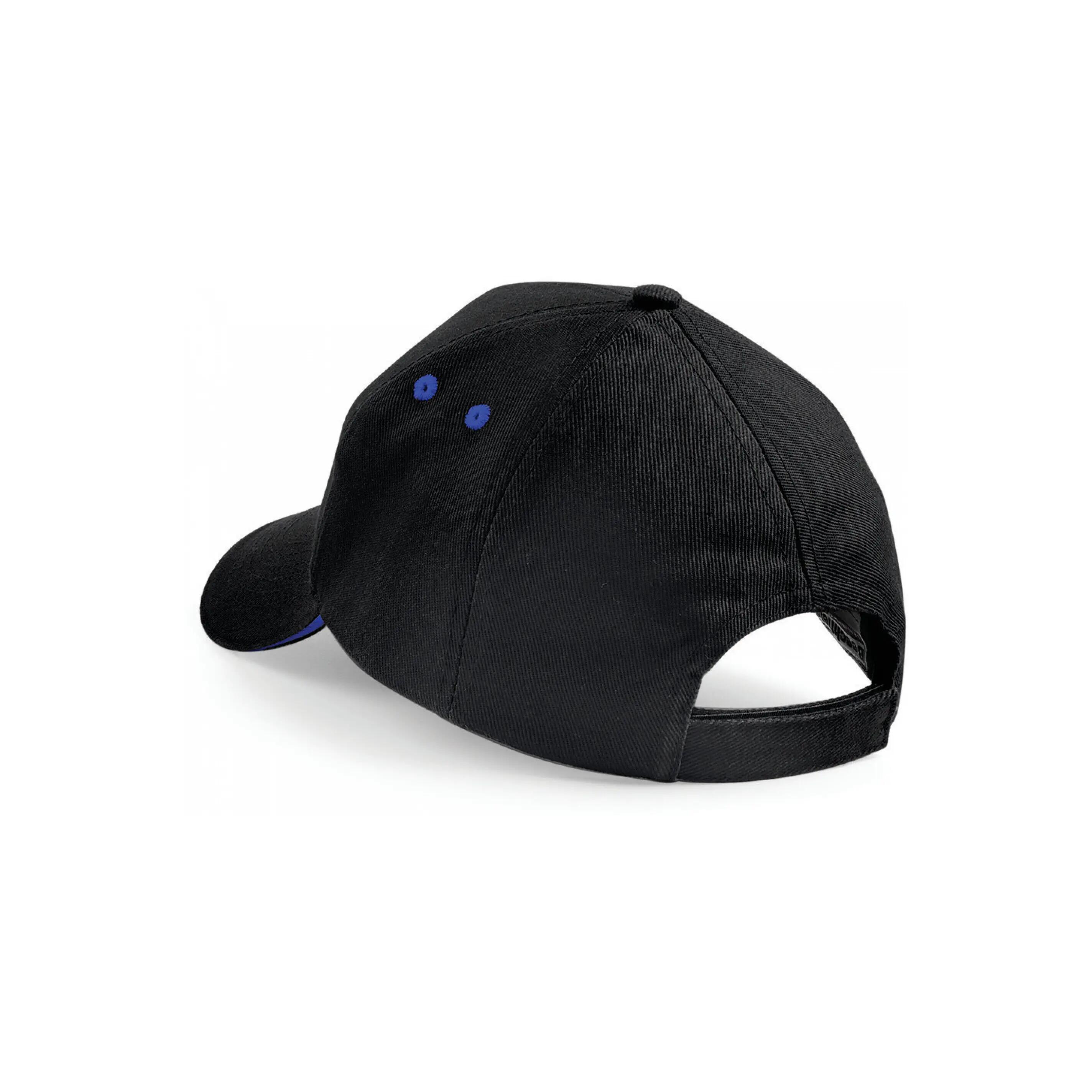 Casquette homme Ultimate à 5 panneaux - Black / Bright Royal - One Size 2/2