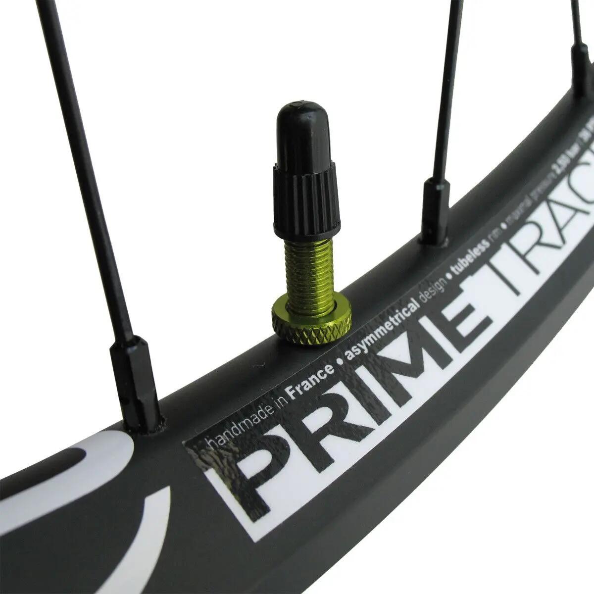 VAR Kit 2 Tubeless Valves 35mm Aluminium Green 3/4