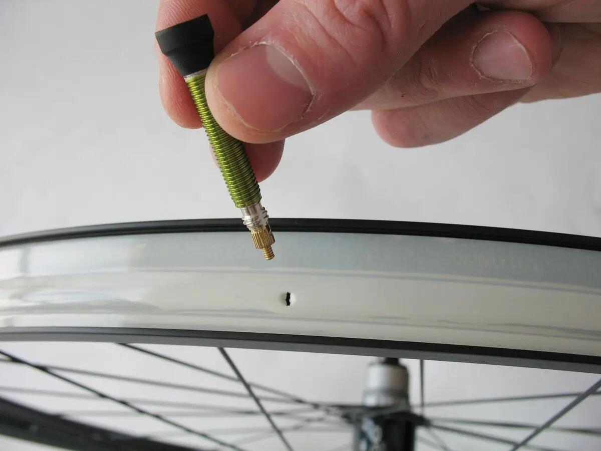 VAR Kit 2 Tubeless Valves 35mm Aluminium Green 2/4