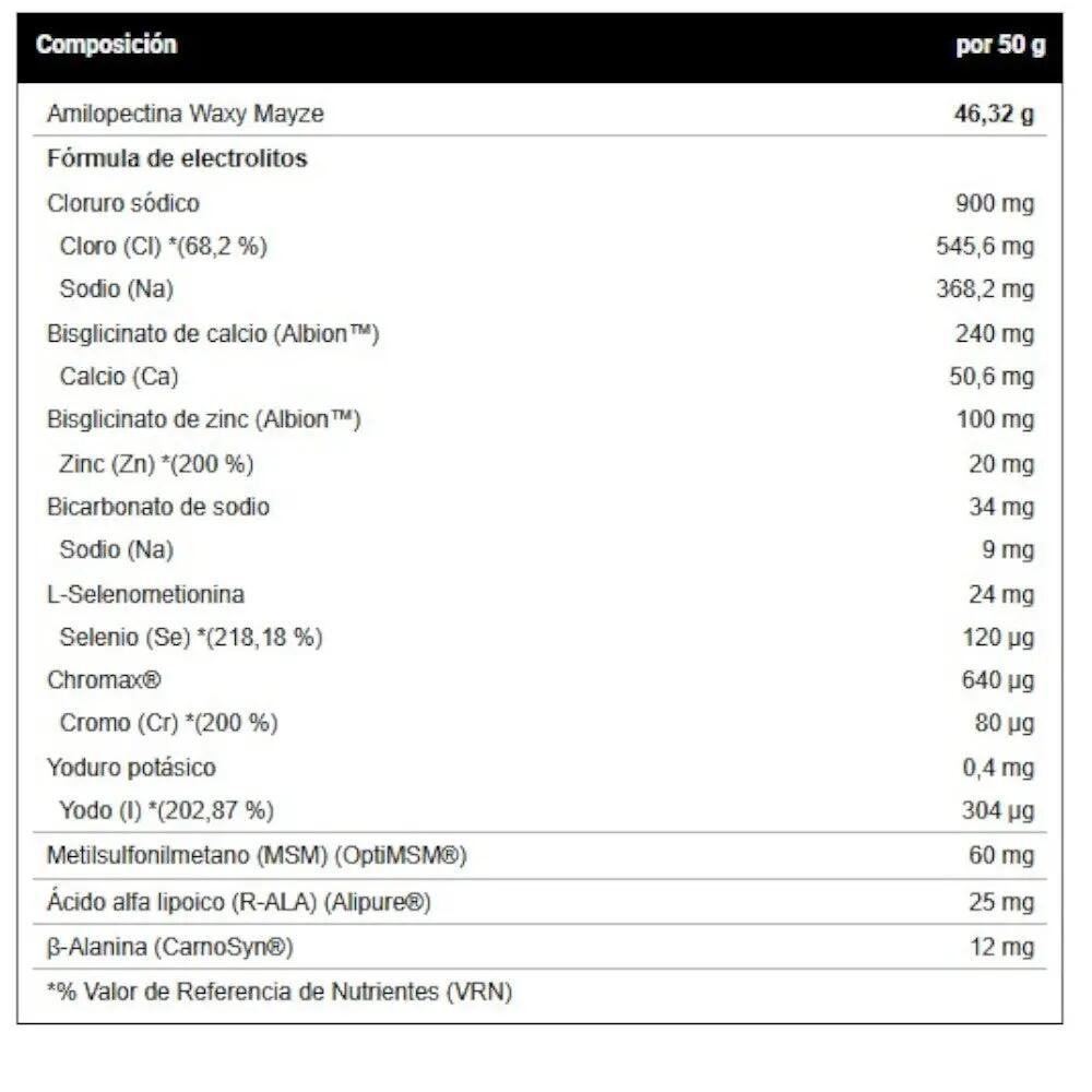 Amilopectina + Electrolitos - 1,8Kg Frambuesa Azul - VitoBest 2/4