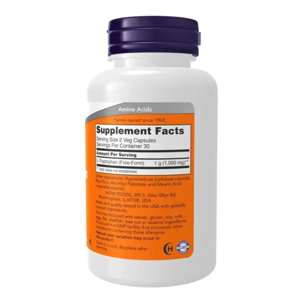 Suplemento - Unisex - L-triptófano 500 mg - 60 cápsulas vegetales 2/2