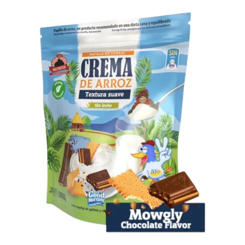 Max Protein - Good Morning Crema de Arroz 1 kg - Harina de avena proteica 4/5