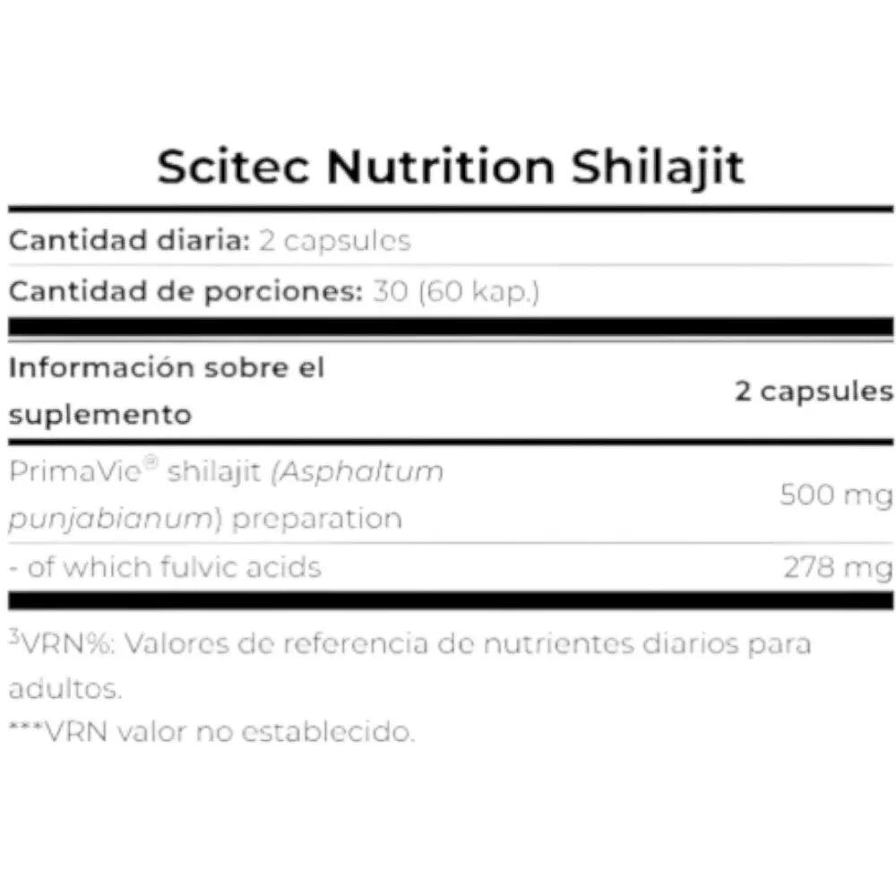 Shilajit - 60 capsules de Scitec Nutrition 2/4