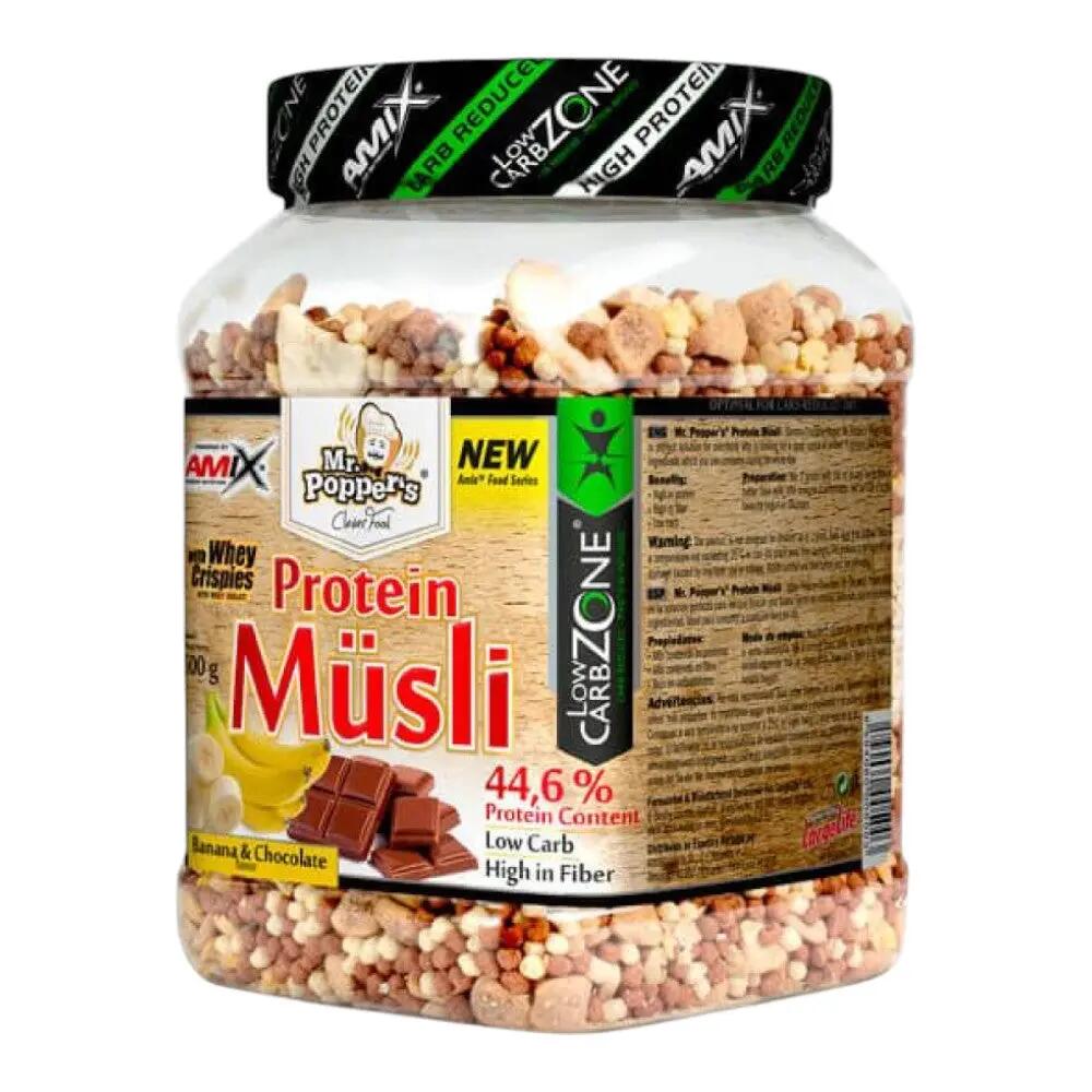 Amix Protein Musli Mr Poppers 500 gr - Muesli proteico 3/5