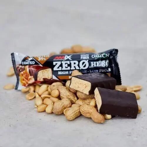 Barrita proteica Zero Hero 31% - 0,9 g azúcar - Chocolate coco 2/5