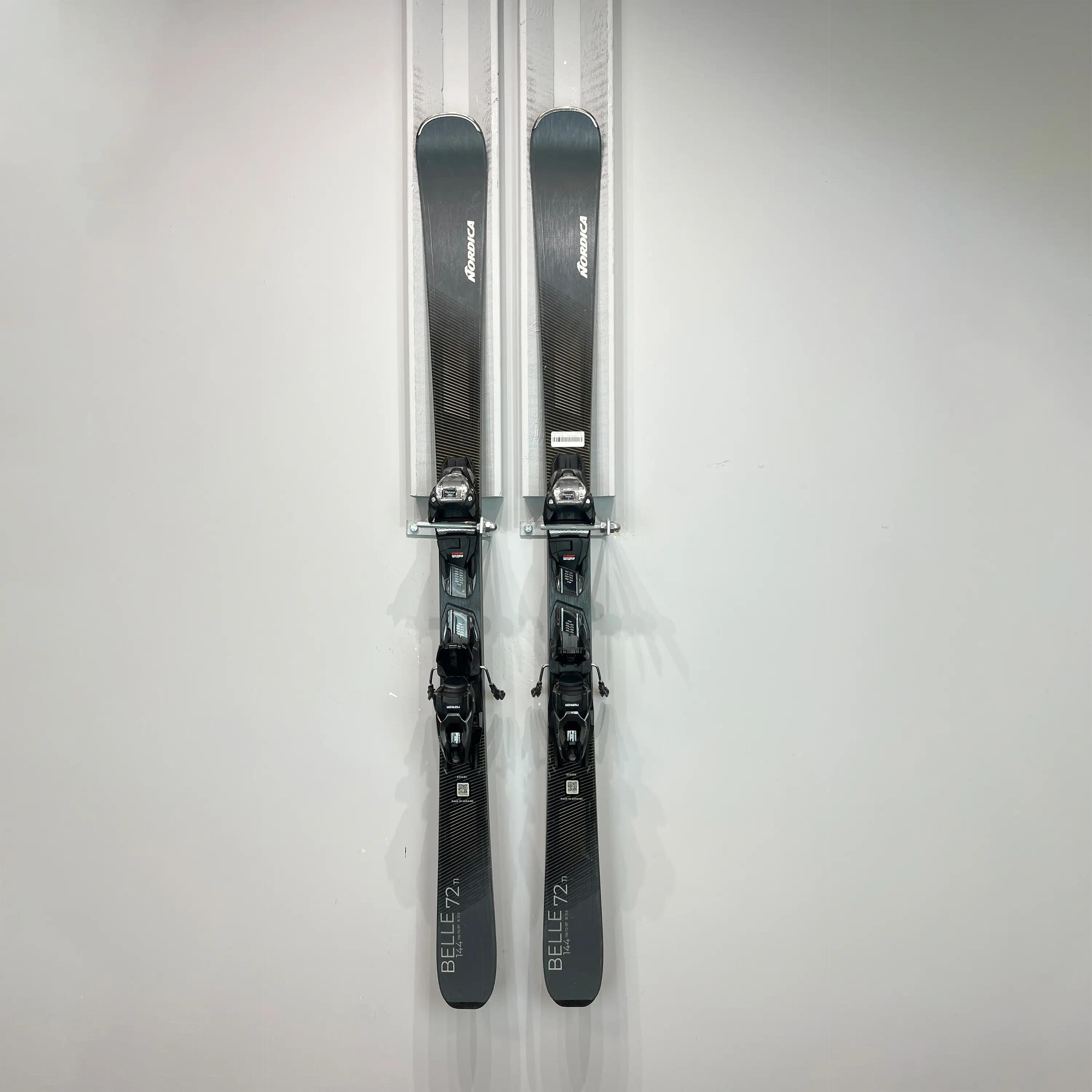 Tweedehands - Ski's Nordica Belle 72 Ti - Dames Carving Ski + Bindingen-144 5/6