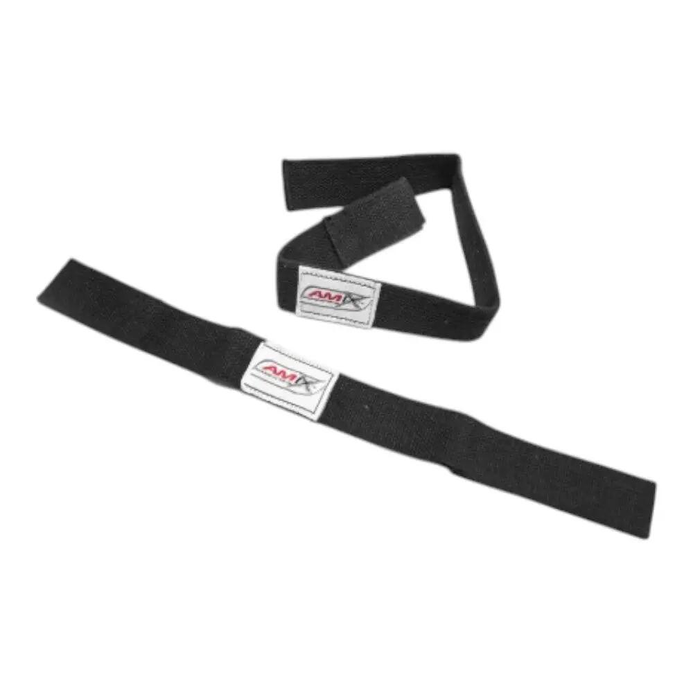 Correas de agarre para fuerza - Acolchadas - AMIX - Negro 1/1