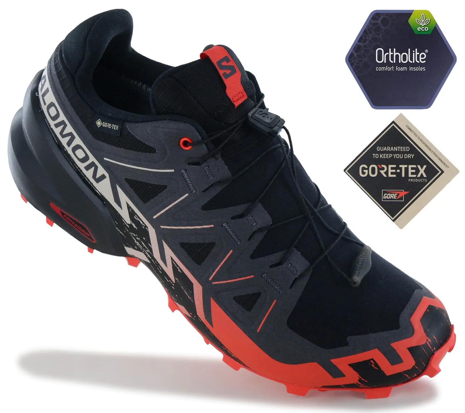 Homme - Salomon Speedcross 6 Gtx - 492260 - Noir 2/6