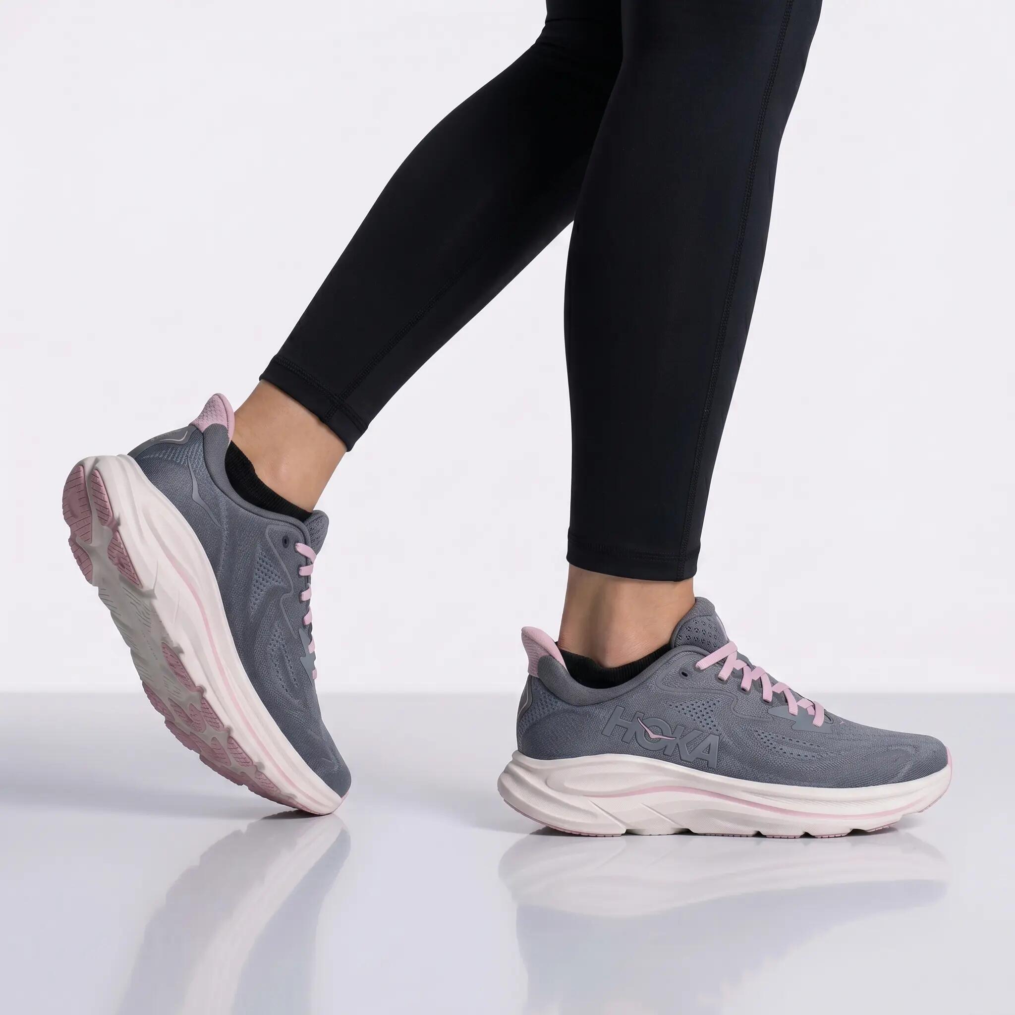 Schoenen - hardlopen - dames - clifton 10 - gedempt - dried rose 5/6