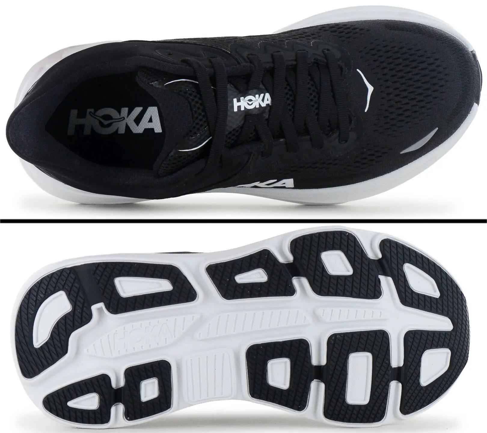Hoka One One Bondi 9 Black White (Women's) 4/6