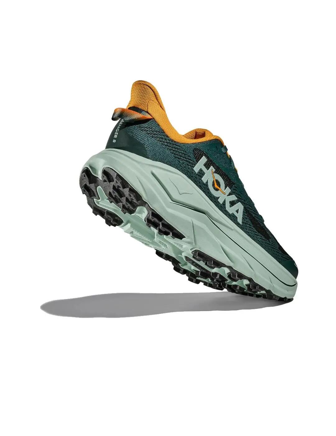 Heren - Hoka Challenger 8 - 1168716-Bfsg - Groen 3/6