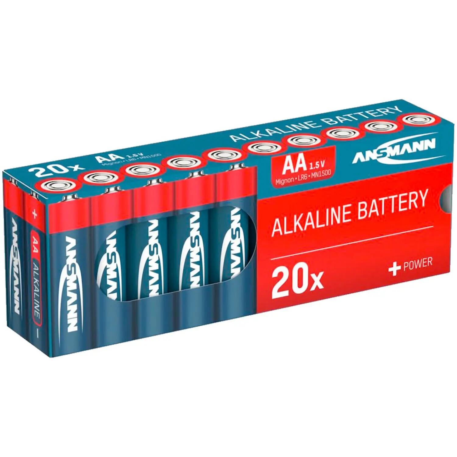 Ansmann pile alcaline Mignon LR 06 1,5 V, 1 x = 1 boîte de 20 pièces ! 2/5