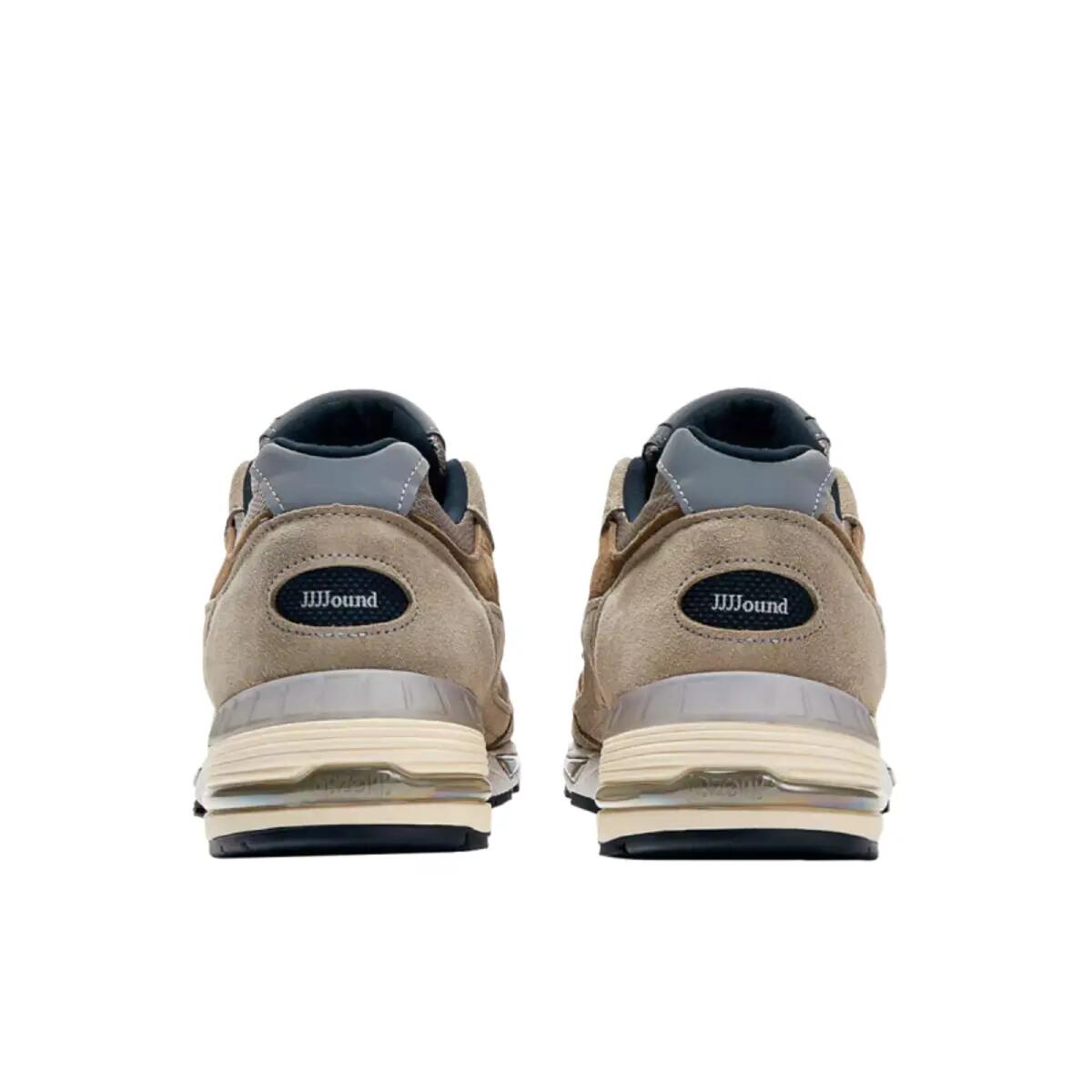 Herren - Laufen - Schuhe - Bequem, Made in UK - 991 JJJJound - Grau/Oliv/Braun 5/5